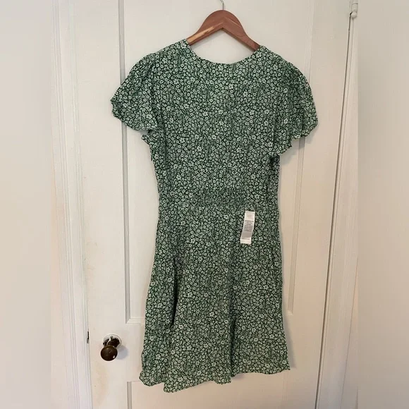 Evernew Mae Flutter-Sleeve Mini Dress - Picture 8 of 8